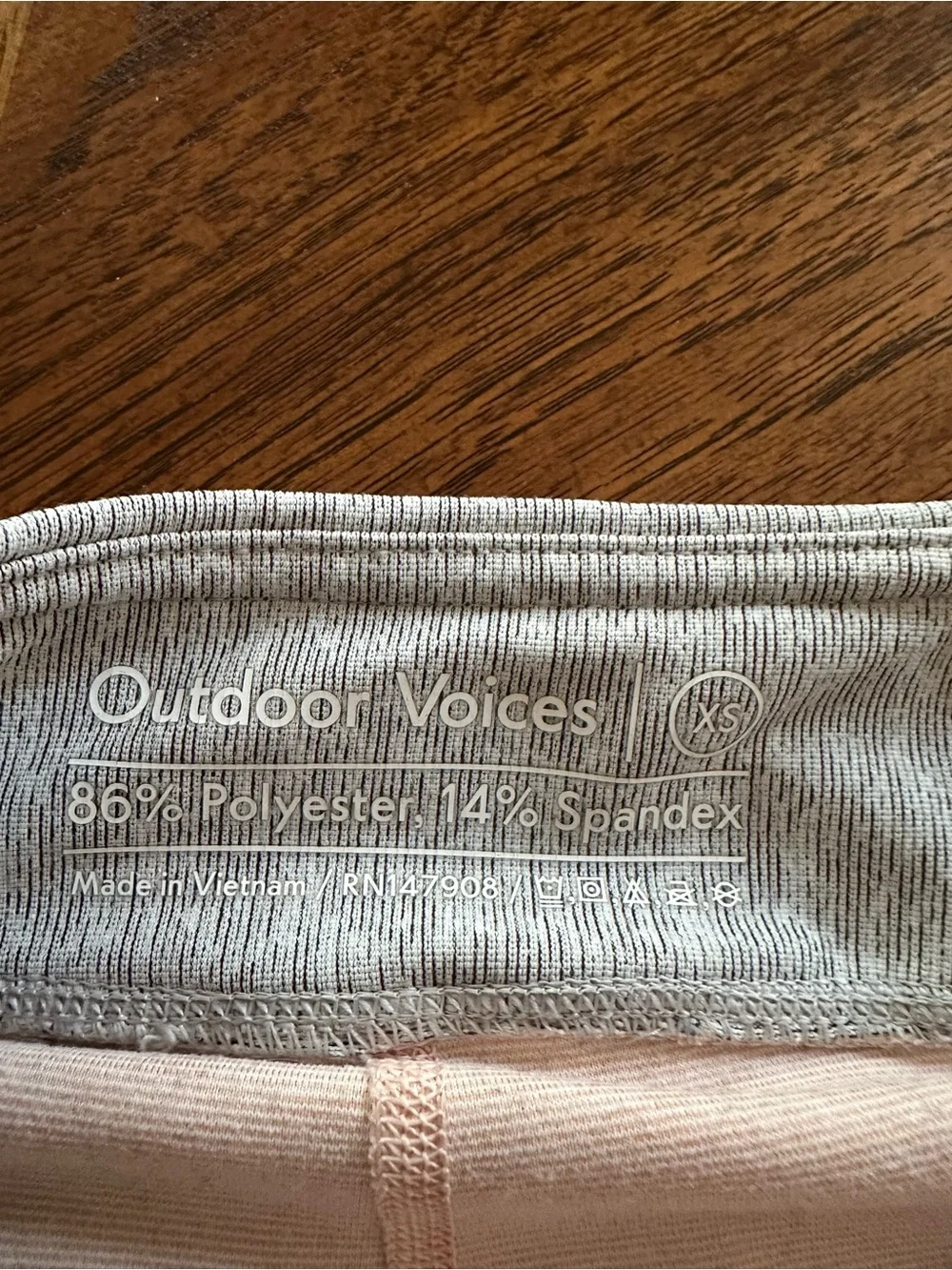 Outdoor Voices Grey Pink Court Tennis Athletic Skort XS